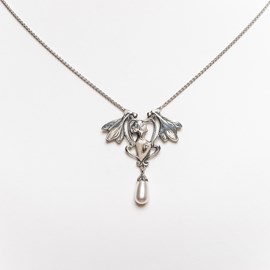 Lady with Dragonflies Necklace