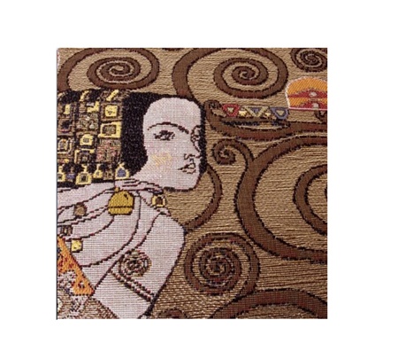 Tapestry Klimt The Expectation Gold