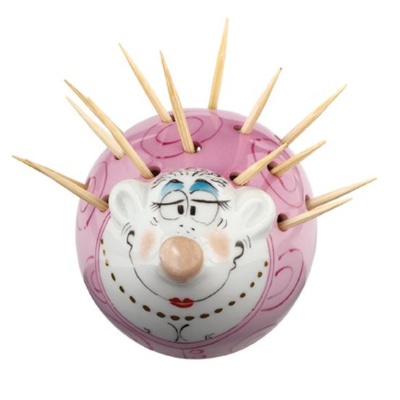 Toothpick Holder Mrs. Helga Hole