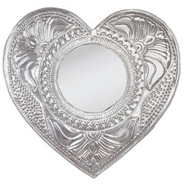 Silver Mirror Romantic Relief