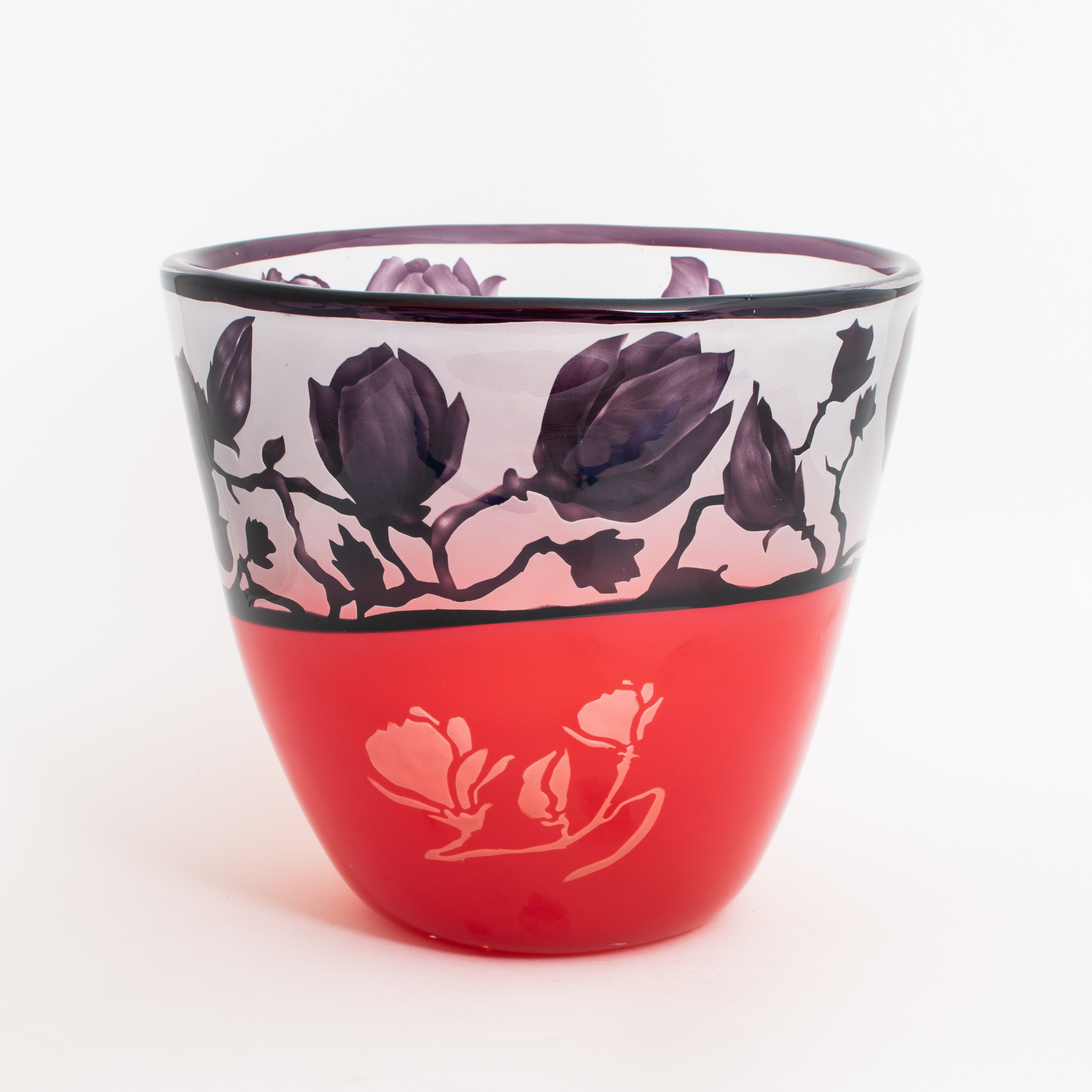 Glass Bowl Sublime Magnolia Purple