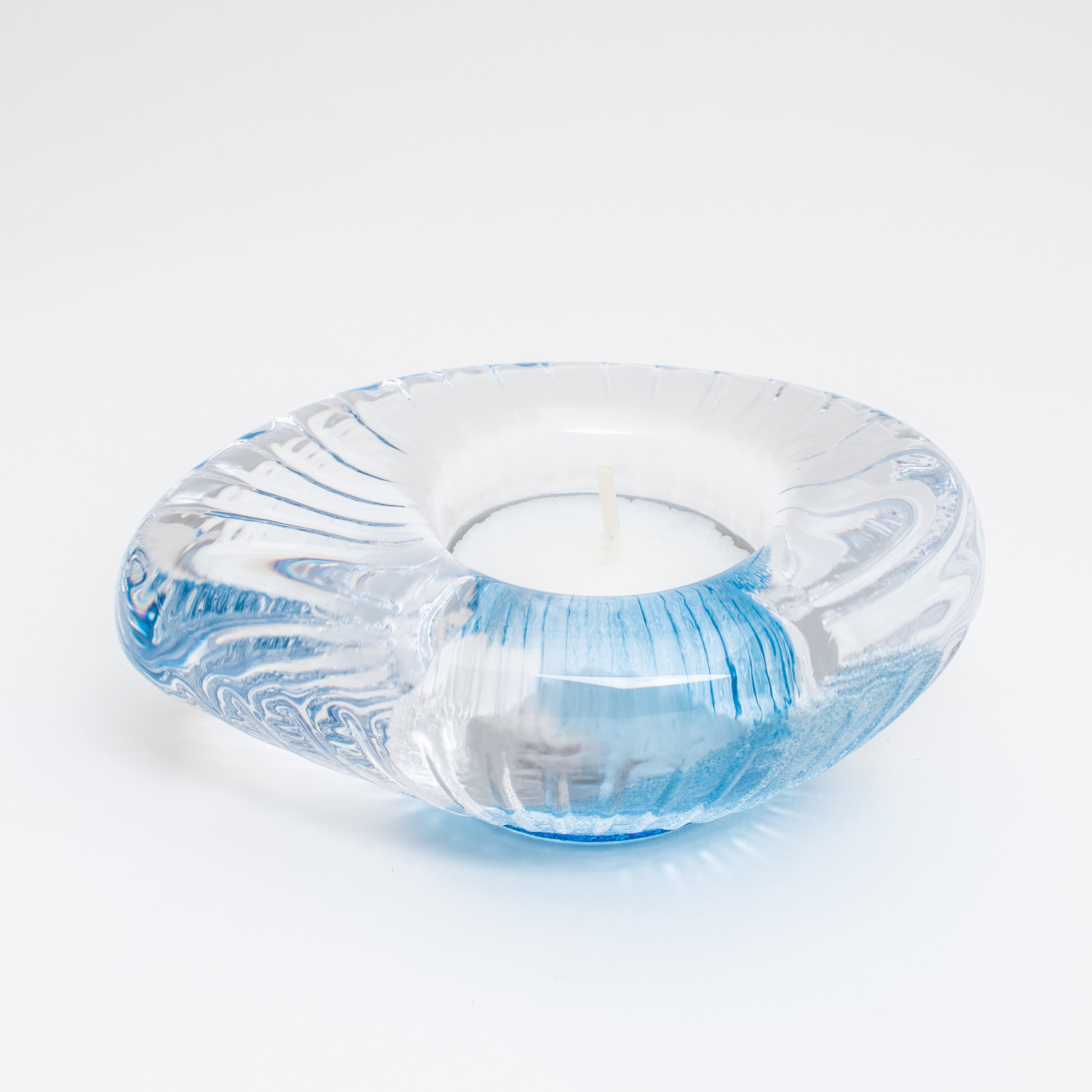 Crystal Tea-Light Holder Fossil