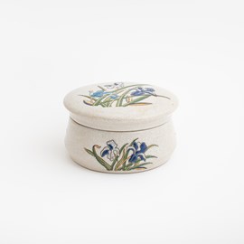 Porcelain Box Blue Iris