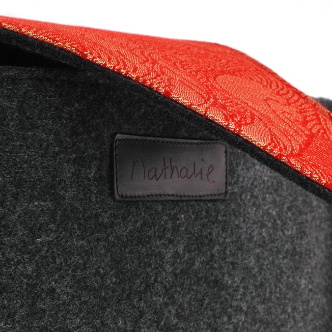 Detail Handbag Nathalie | Flowers of Gold Red