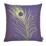 Cushion Peacock Feather | Purple
