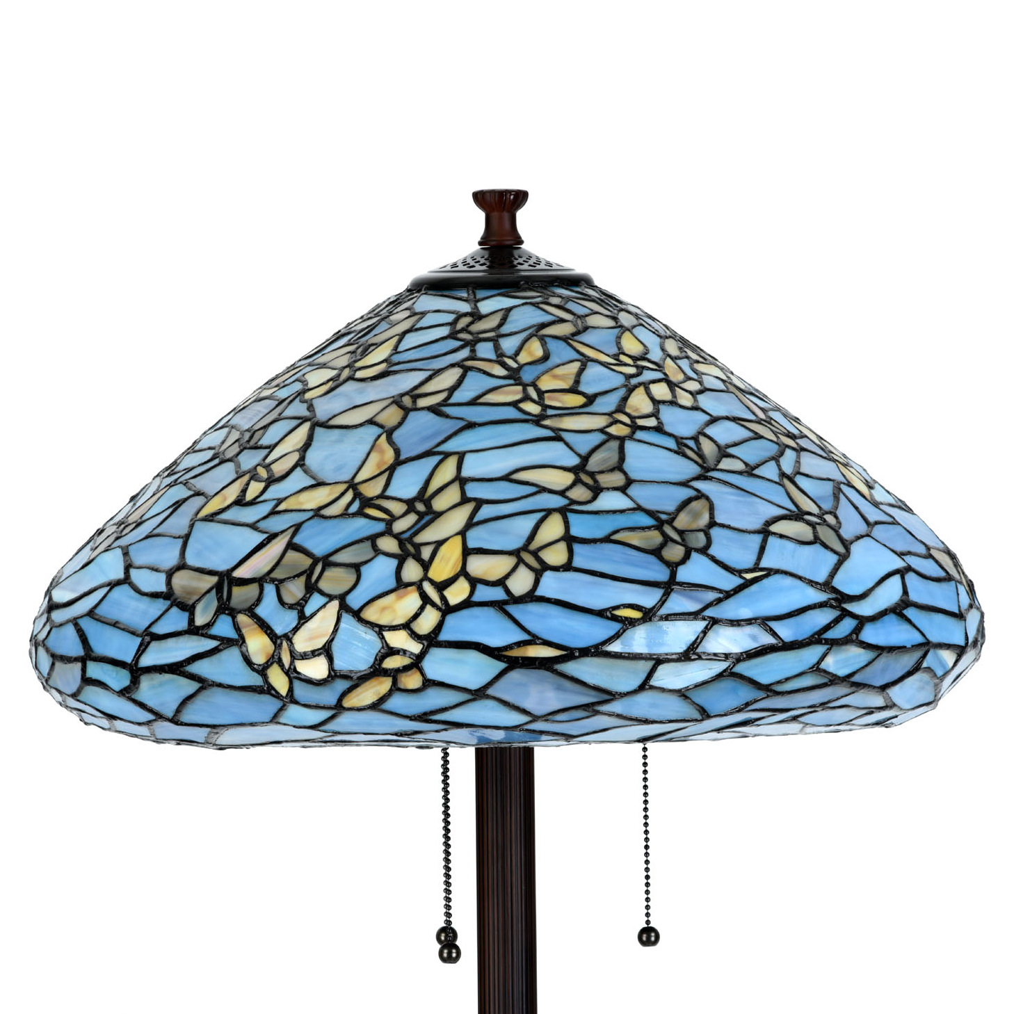 Detail Tiffany Floor Lamp Fly Away