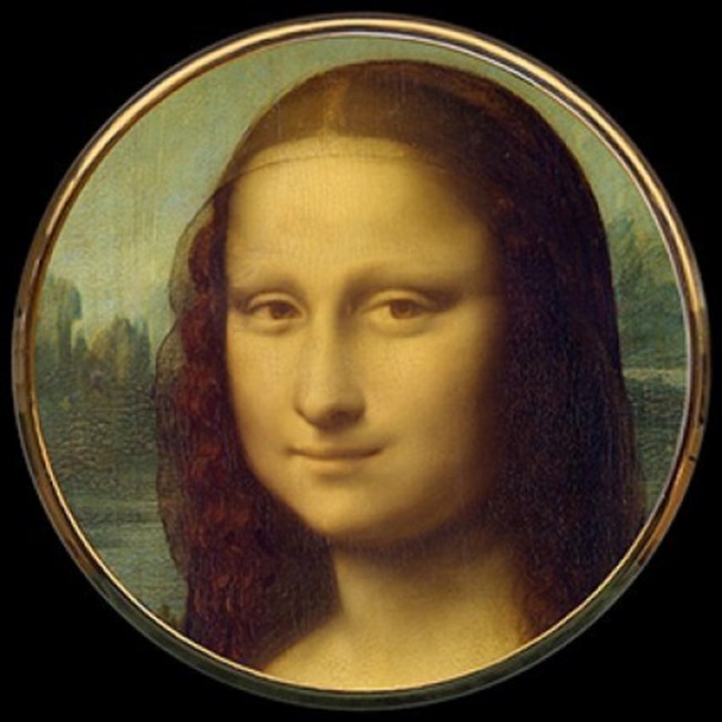 Compact Mirror Mona Lisa