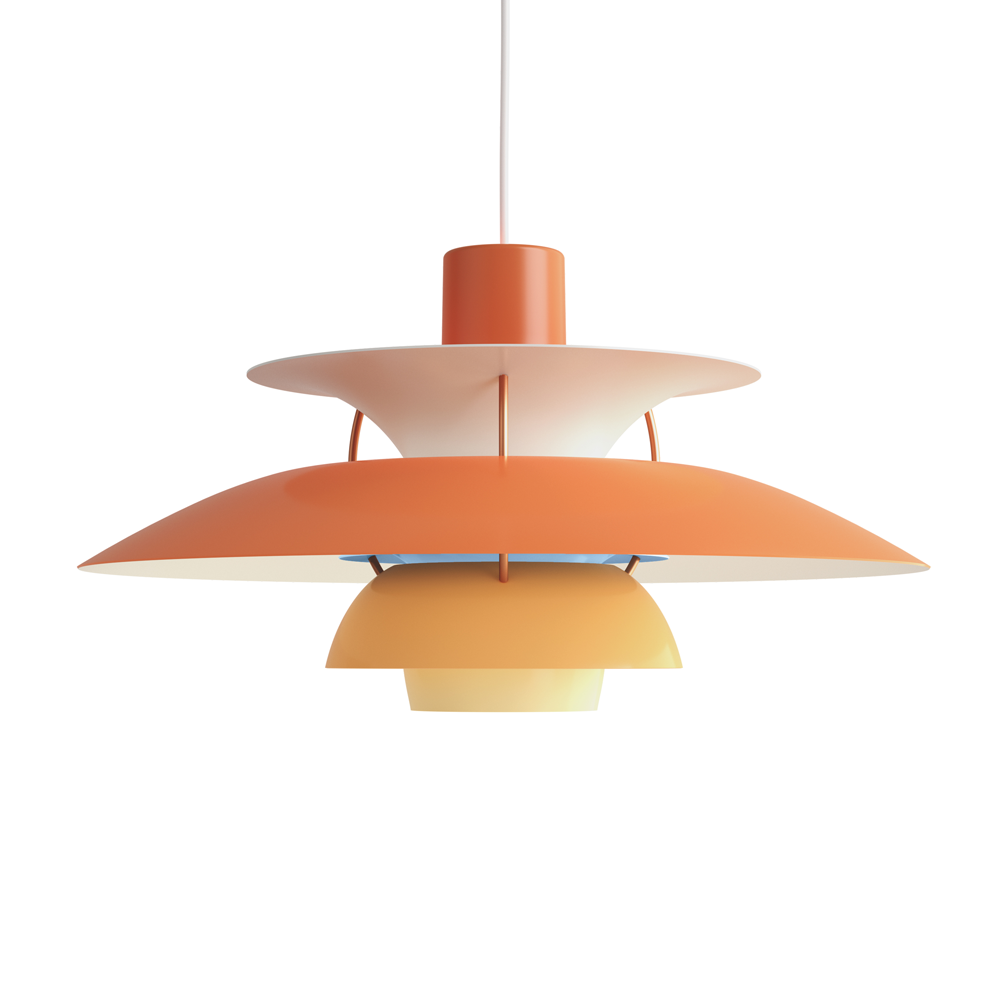 Louis Poulsen PH 5 Pendant Light Orange