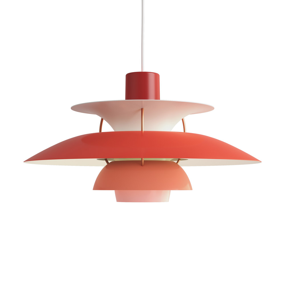 Louis Poulsen PH 5 Pendant Light Red