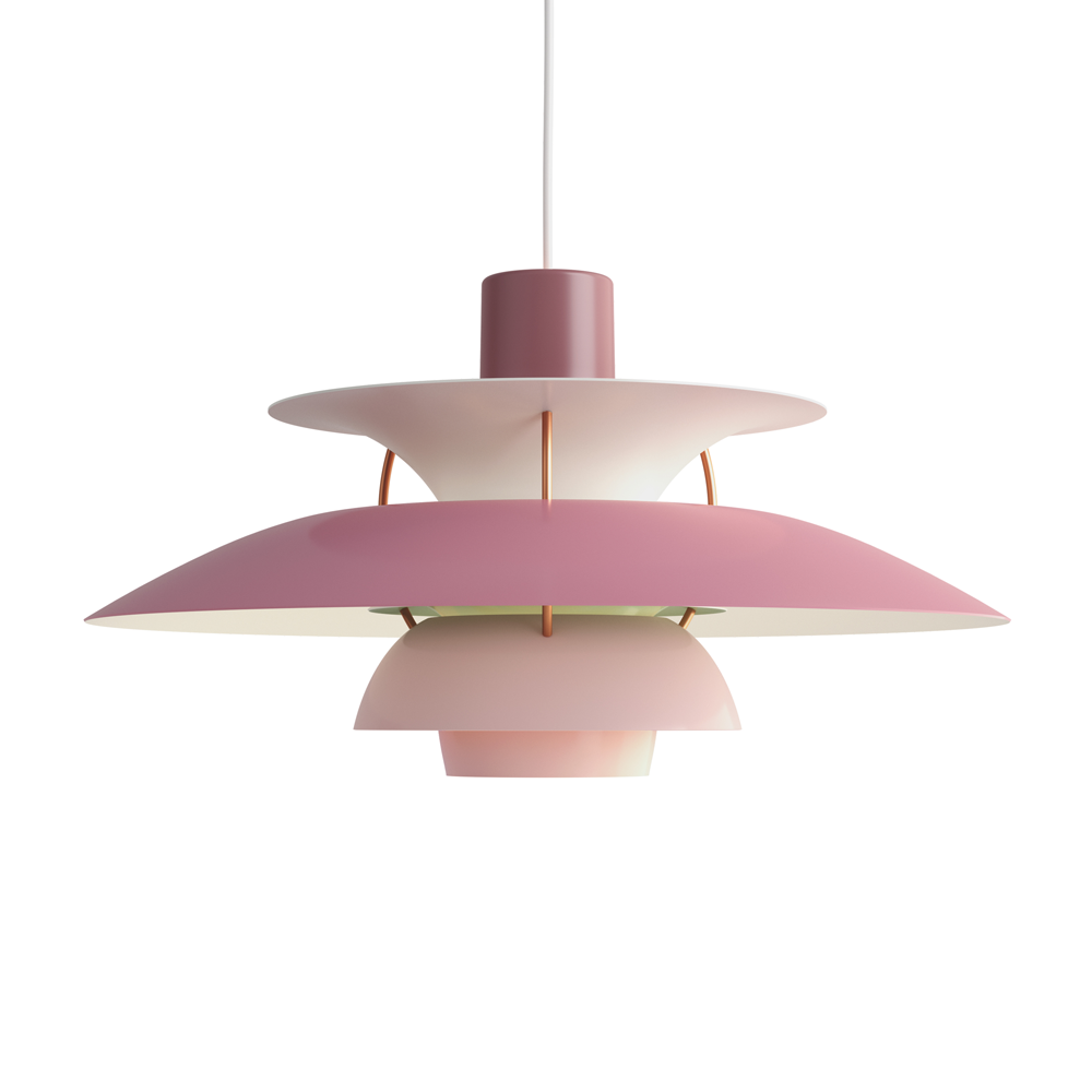 Louis Poulsen PH 5 Pendant Light Rose