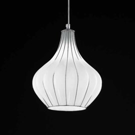 Venetian Hanging Lamp Drop | Opal White