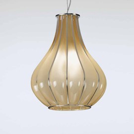 Venetian Hanging Lamp Drop | Amber Yellow