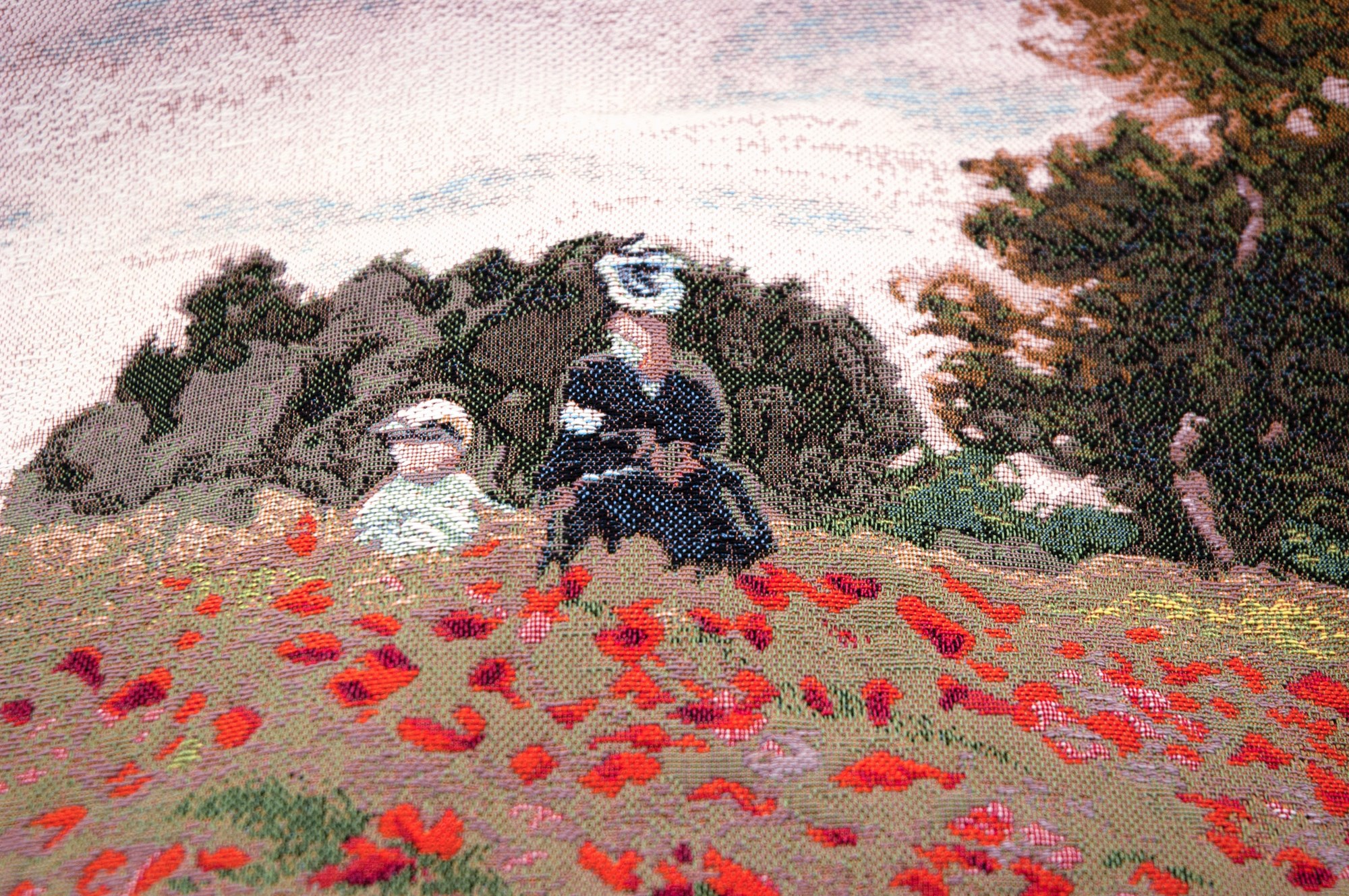 Detail Tapestry Poppies