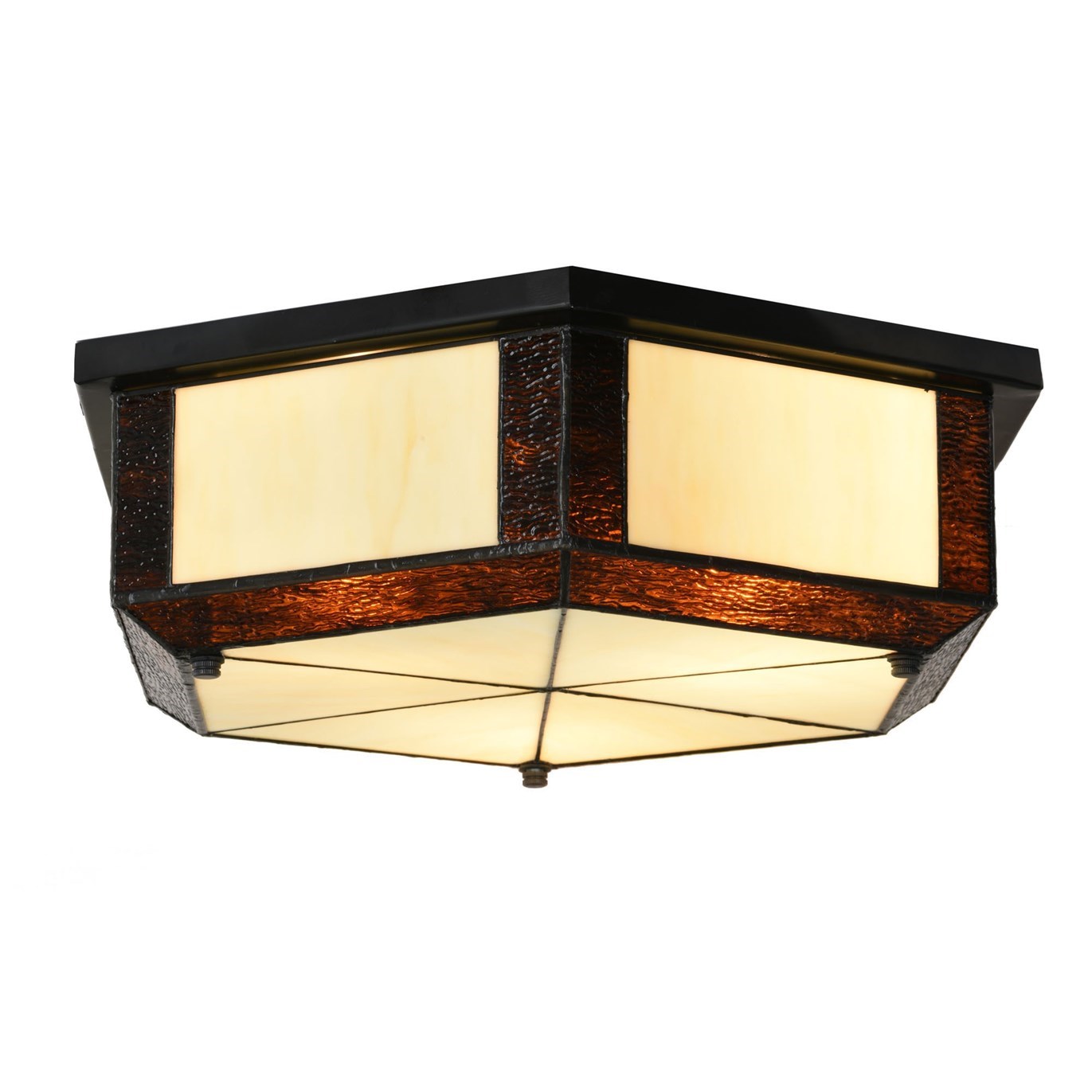 Tiffany Ceiling Lamp Geometric 