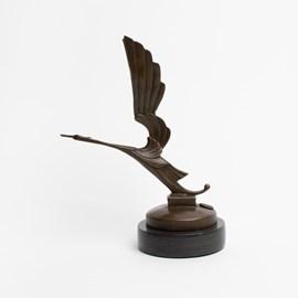 Bronze sculpture Art Deco Stork