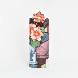 Vase Peploe 'Pink Roses'