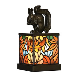 Art Deco Squirrel in the forest