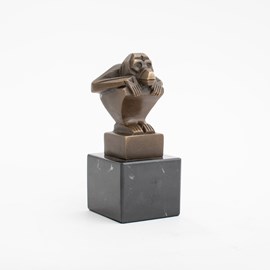 Bronze sculpture Stylized Monkey