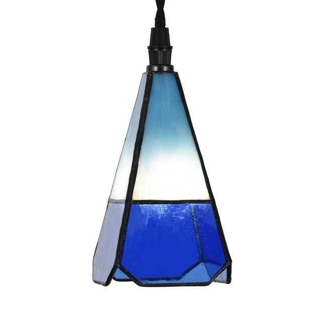 Creative Tiffany lamp on linen cord Solid