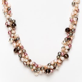 Necklace Pearls Rainbow