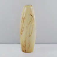 Marbled glass shade wall lamp Ton sur Ton