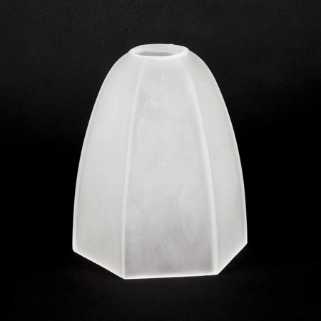 Glass shade Hexagon Etched