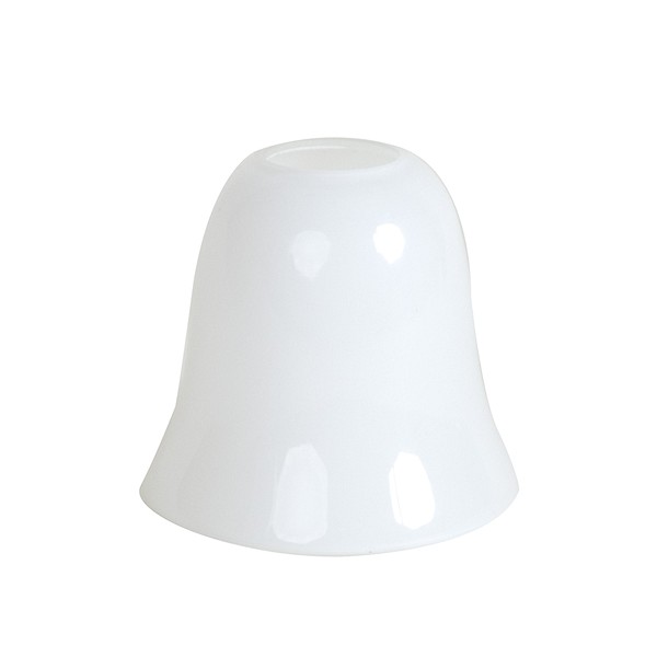 Glass shade Bell opal white