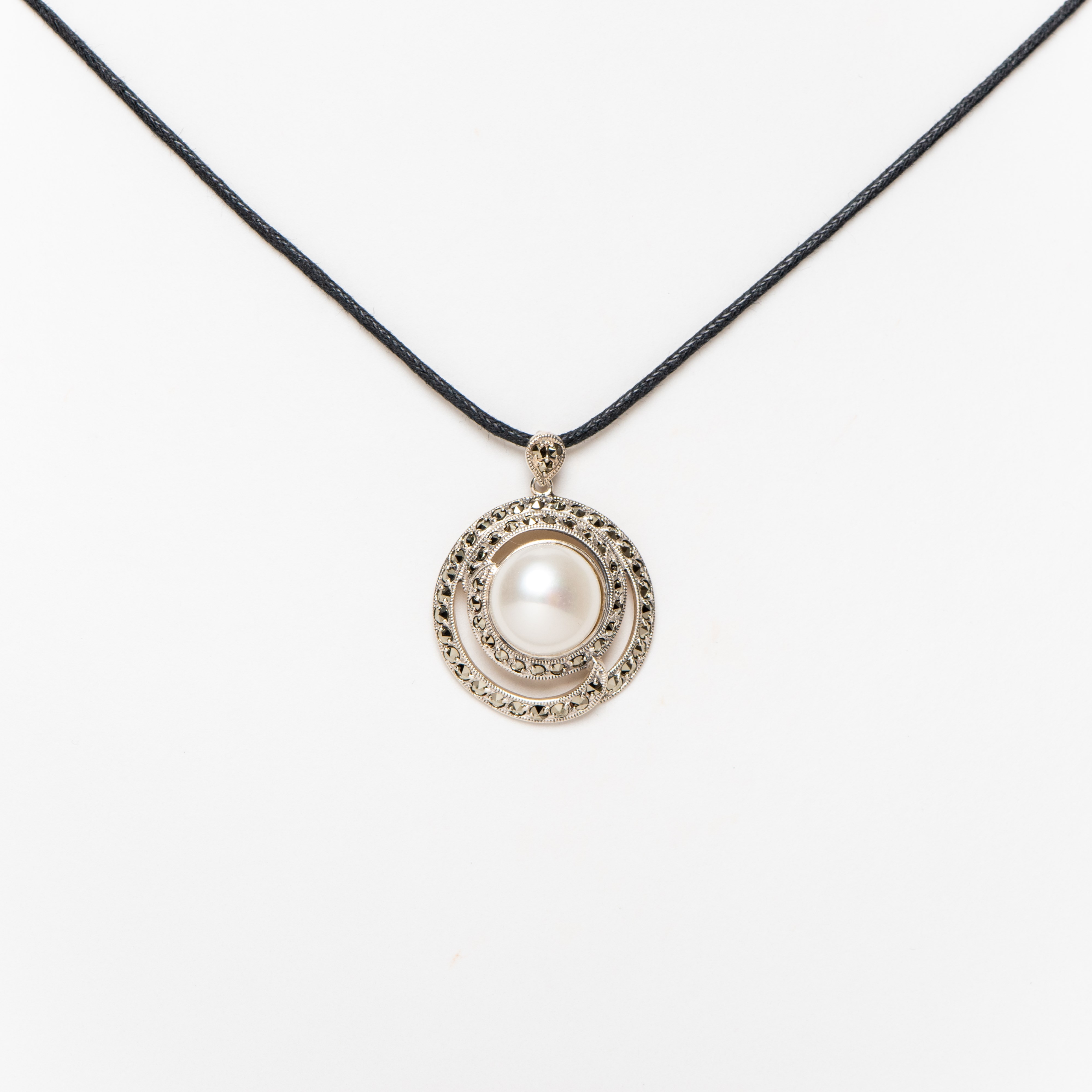 Pendant Marcasite Circle