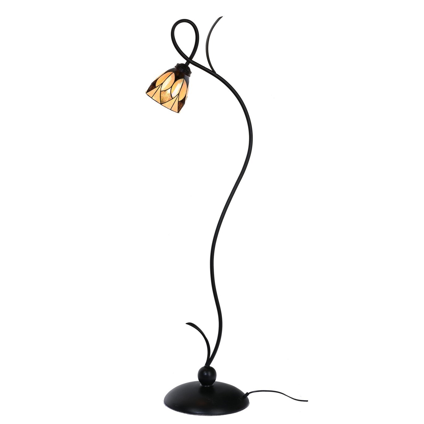 Floorlamp Tiffany Lovely Parabola small