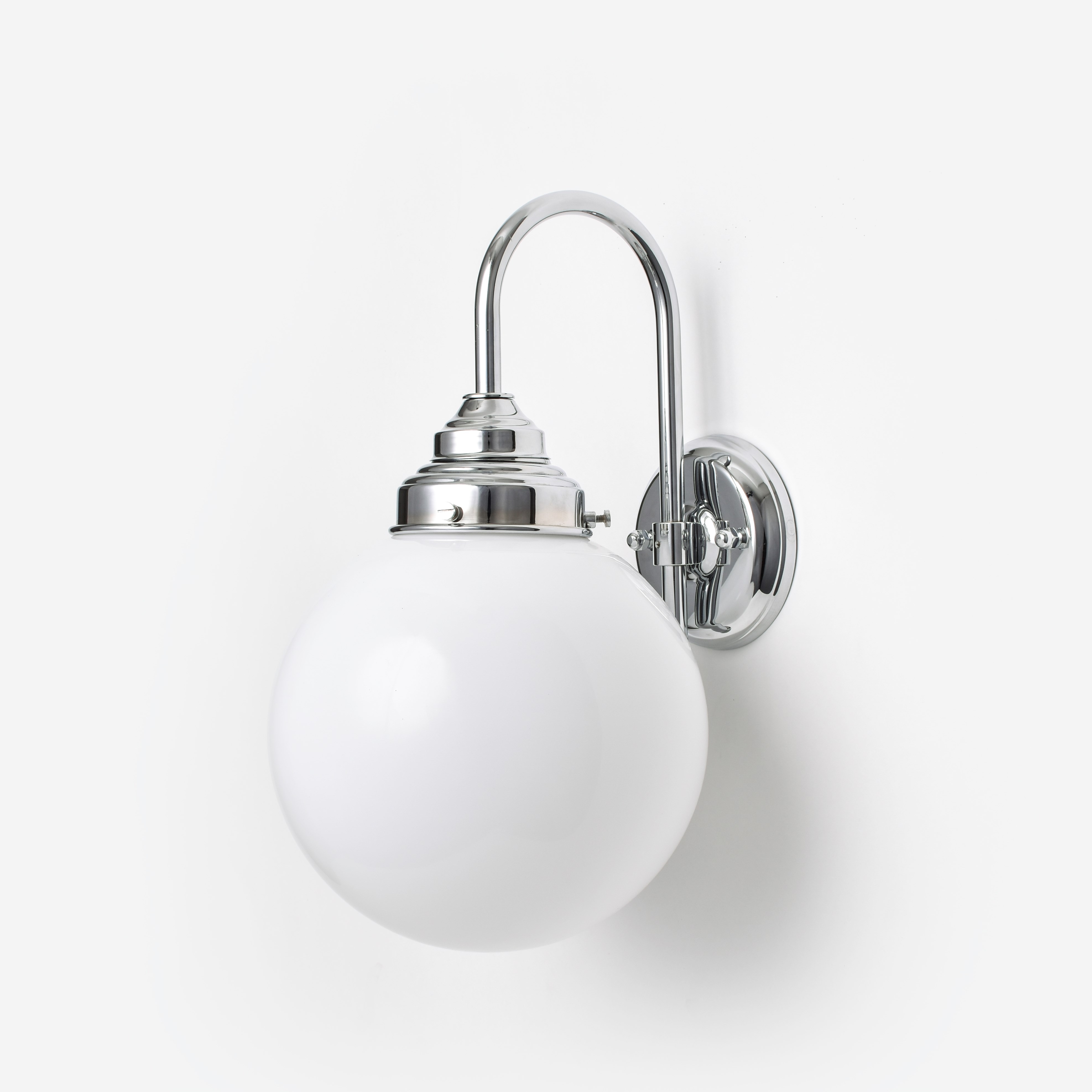 Wall Lamp Bol Ø 20 Meander Chrome