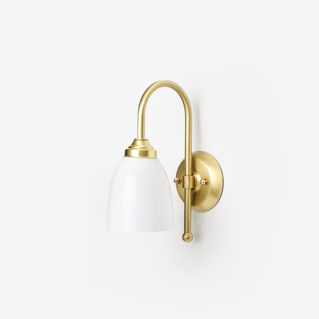 Wall Lamp Cup Small Meander Brass