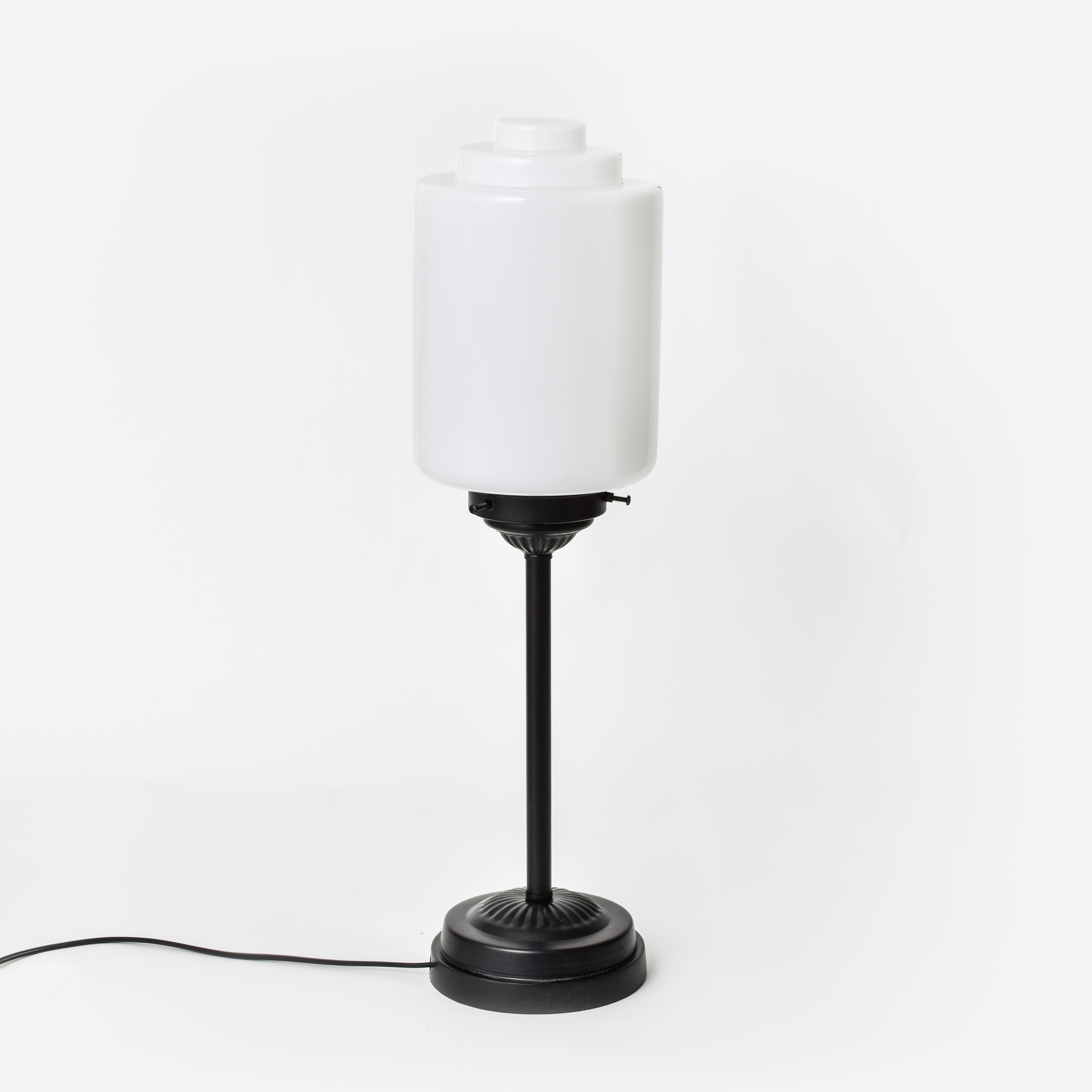 Table Lamp Slim Stepped Cylinder Medium Moonlight