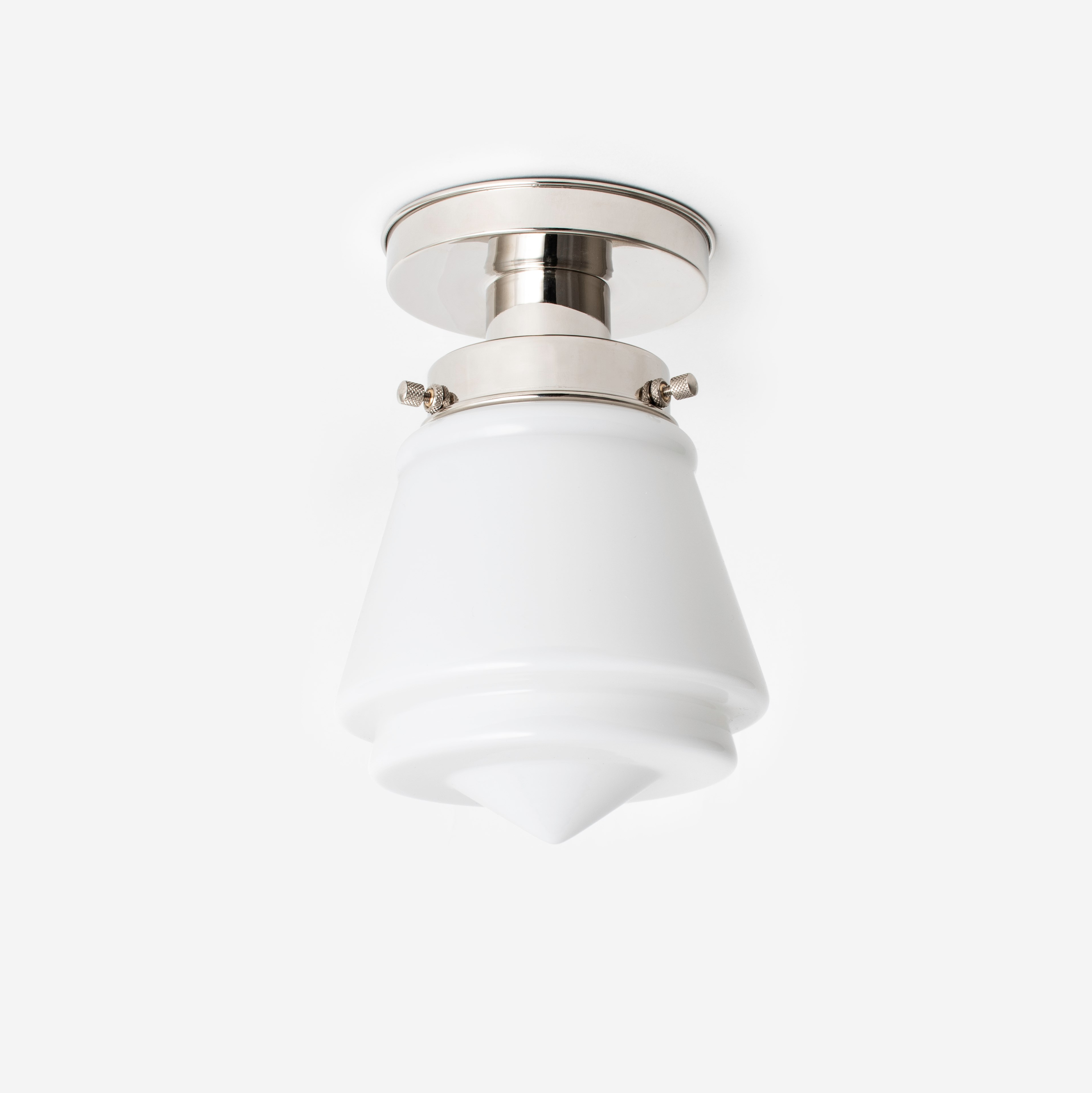 Ceiling Lamp Komeet 20's Nickel