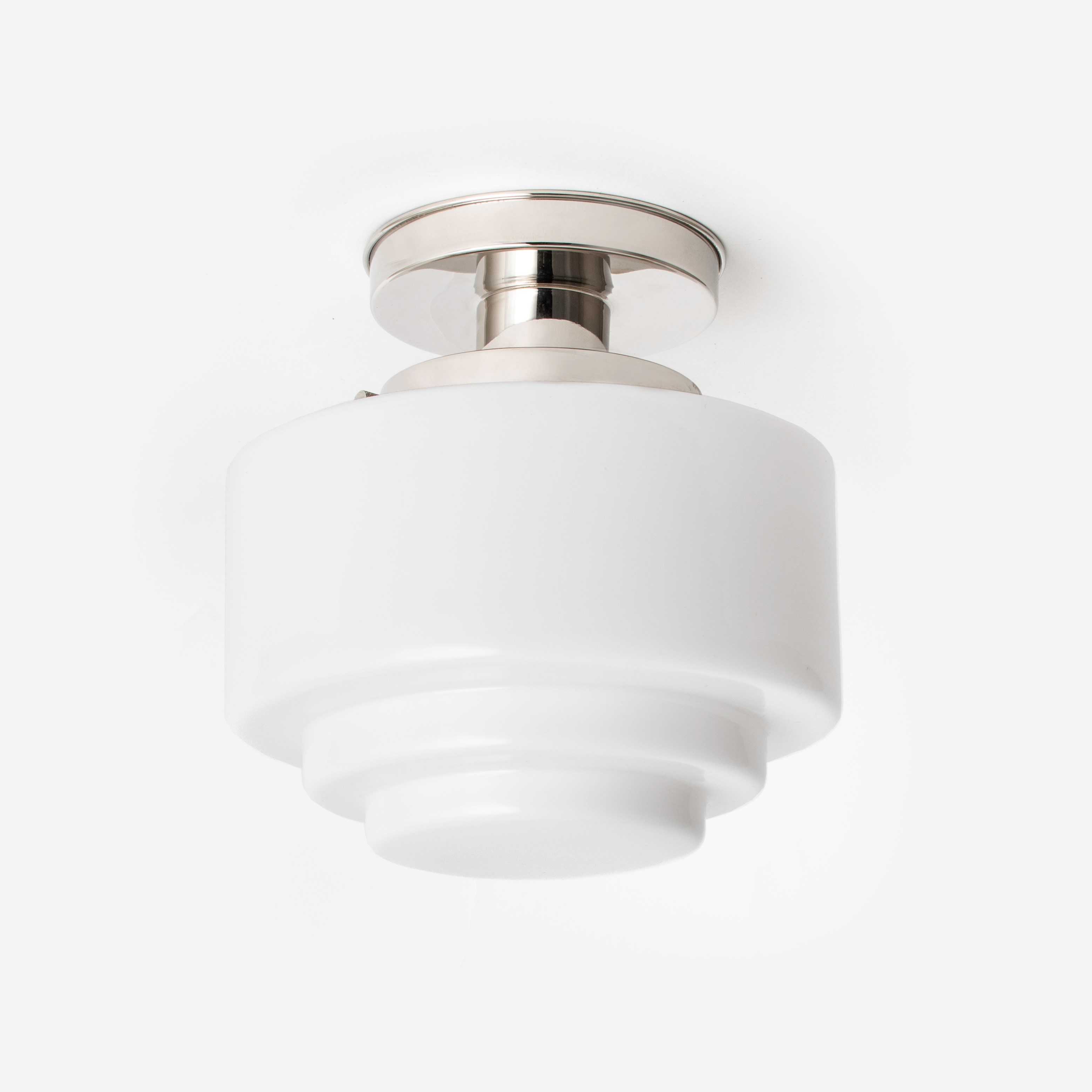 Ceiling Lamp Stepped Ø 20 20's Nickel