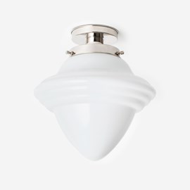 Ceiling Lamp Acorn Large 20's Nickel