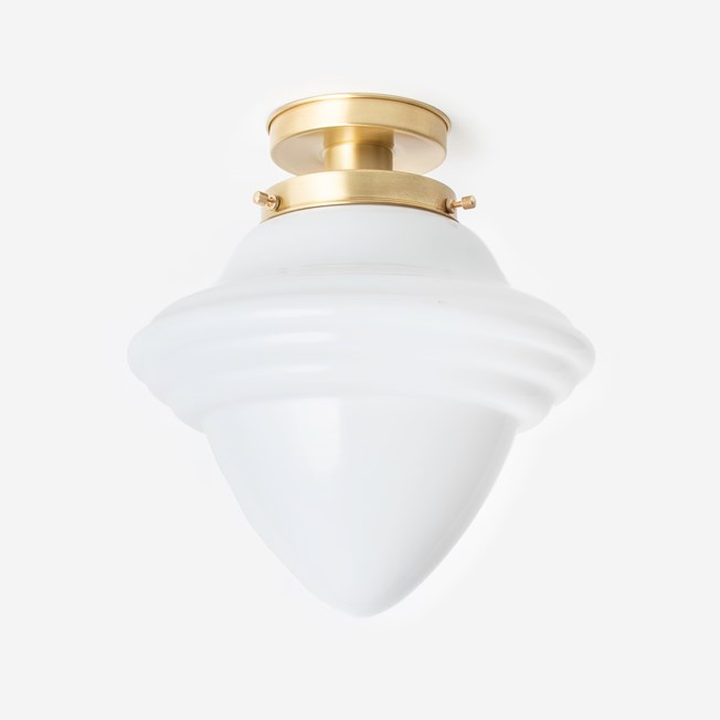Ceiling Lamp Acorn Large 20's Brass