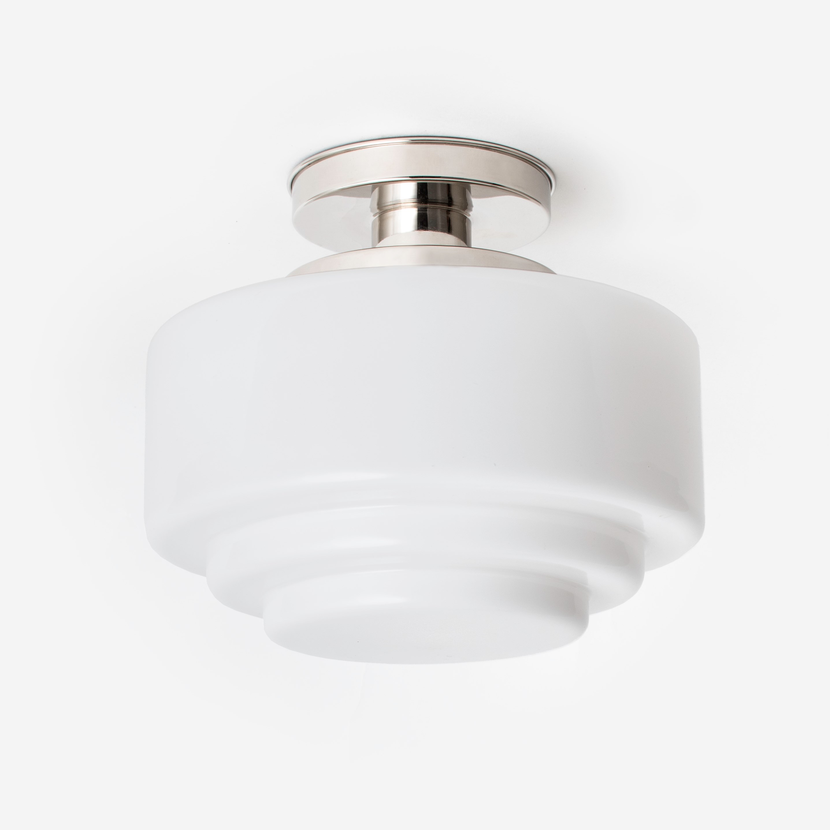Ceiling Lamp Stepped Ø 25 20's Nickel