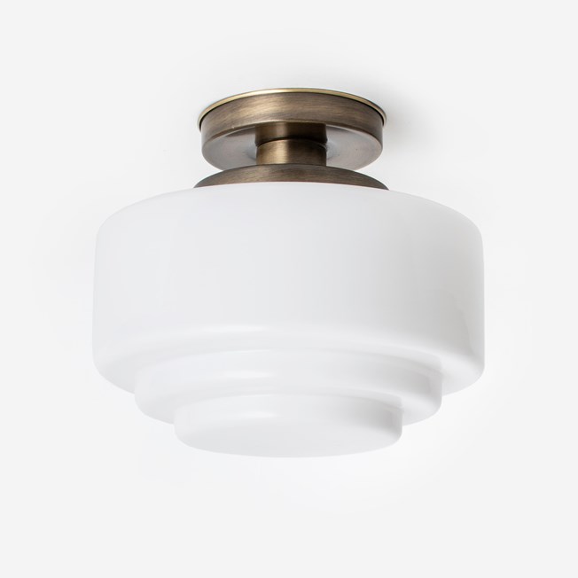 Ceiling Lamp Stepped Ø 25 20's Bronze