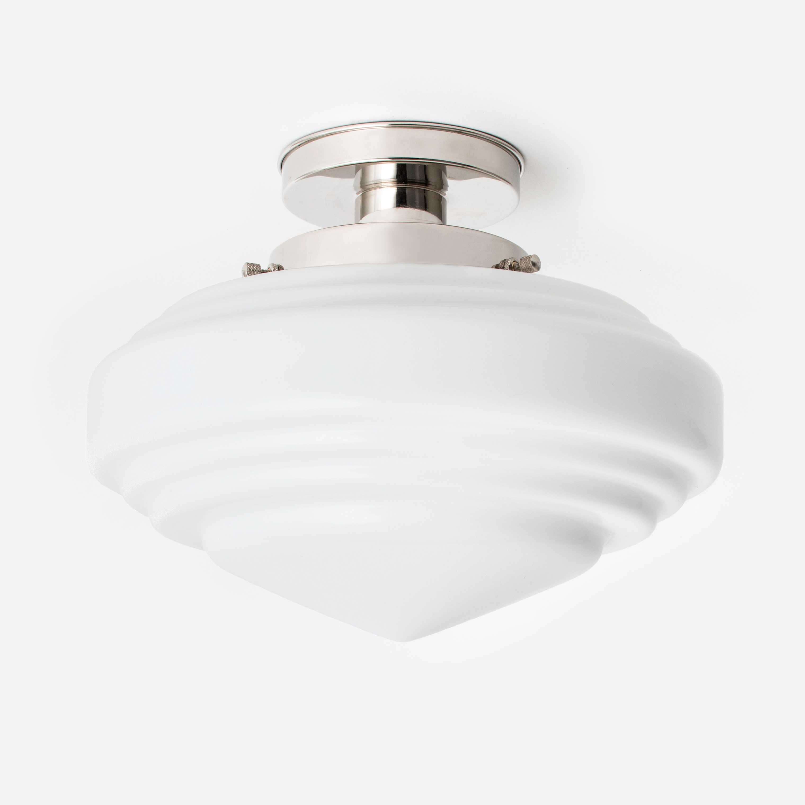 Ceiling Lamp Deco Pointy 20's Nickel
