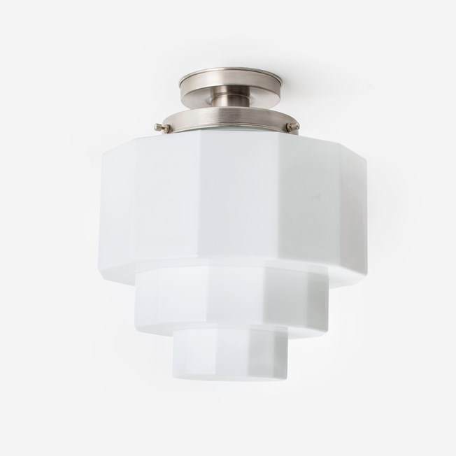 Ceiling Lamp Dodecagon 20's Matt Nickel