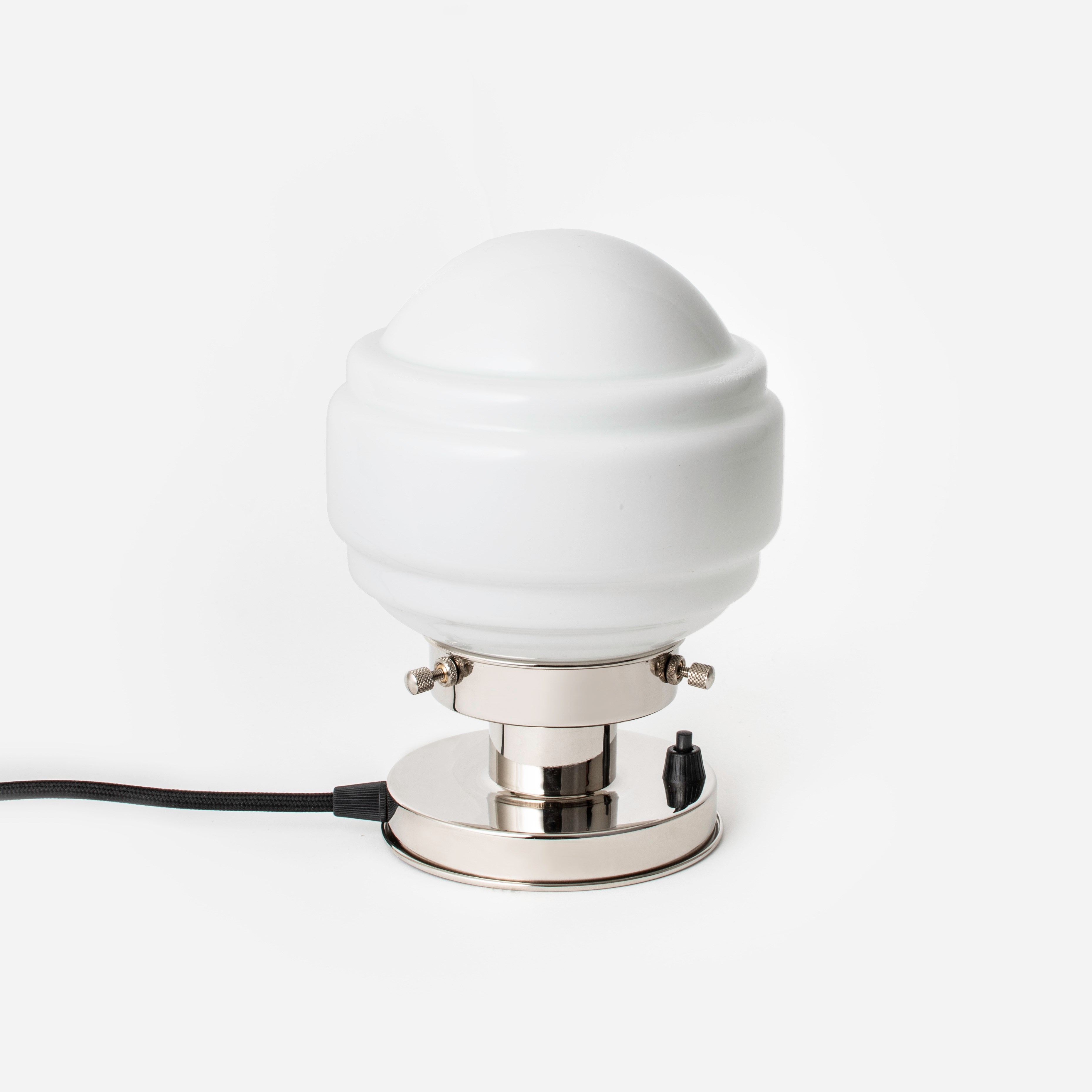 Table Lamp Polkadot 20's Nickel