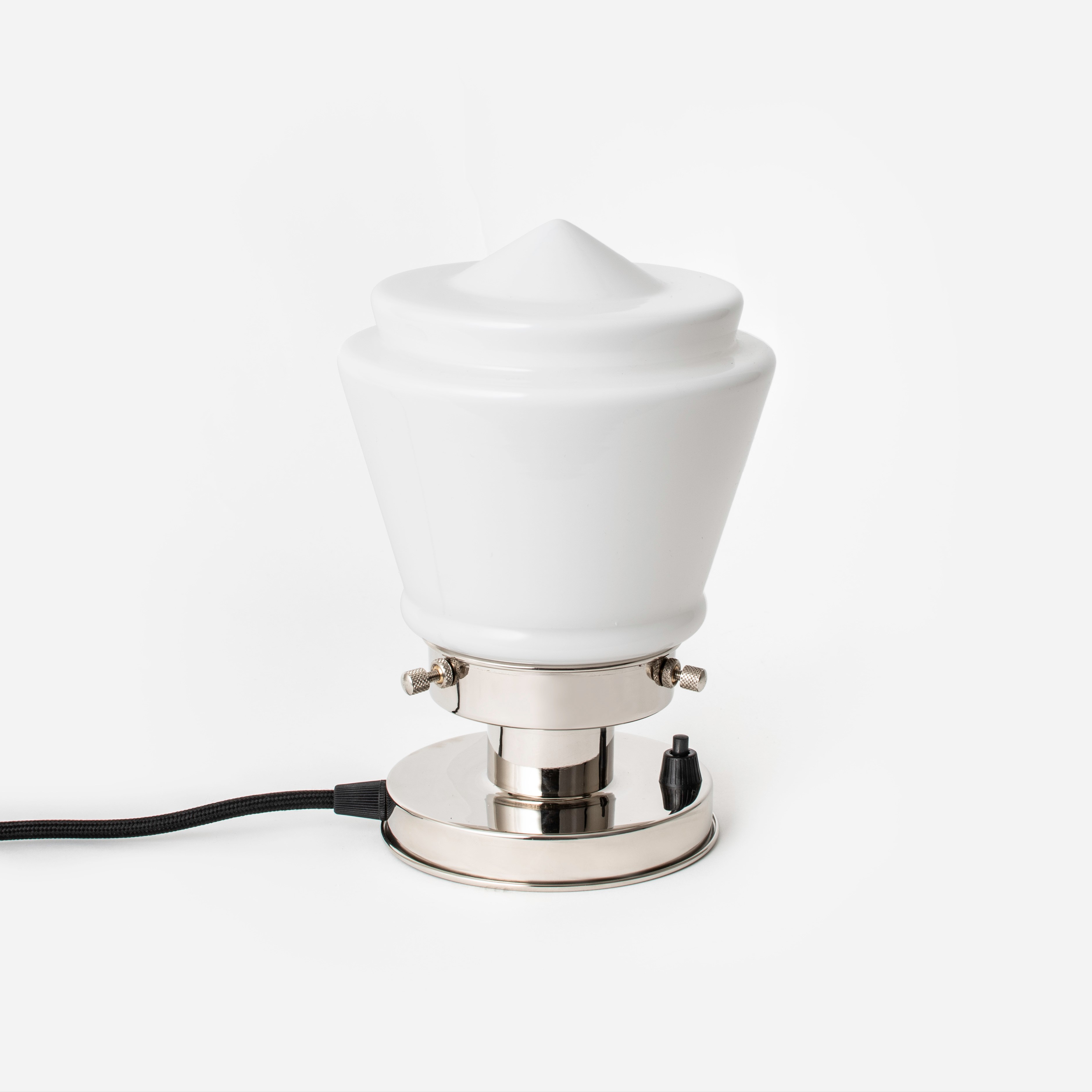 Table Lamp Komeet 20's Nickel