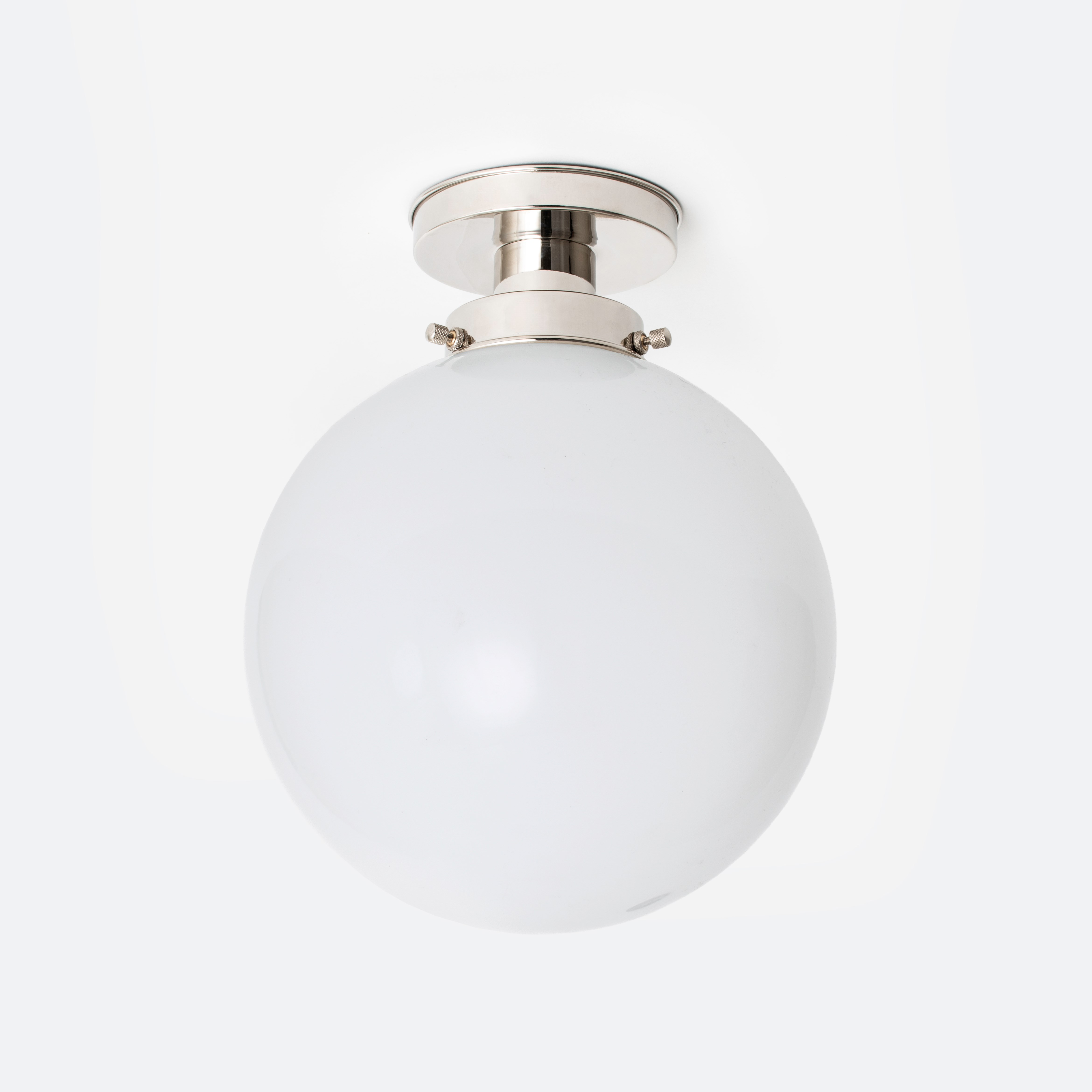 Ceiling Lamp Globe Ø 25 20's Nickel