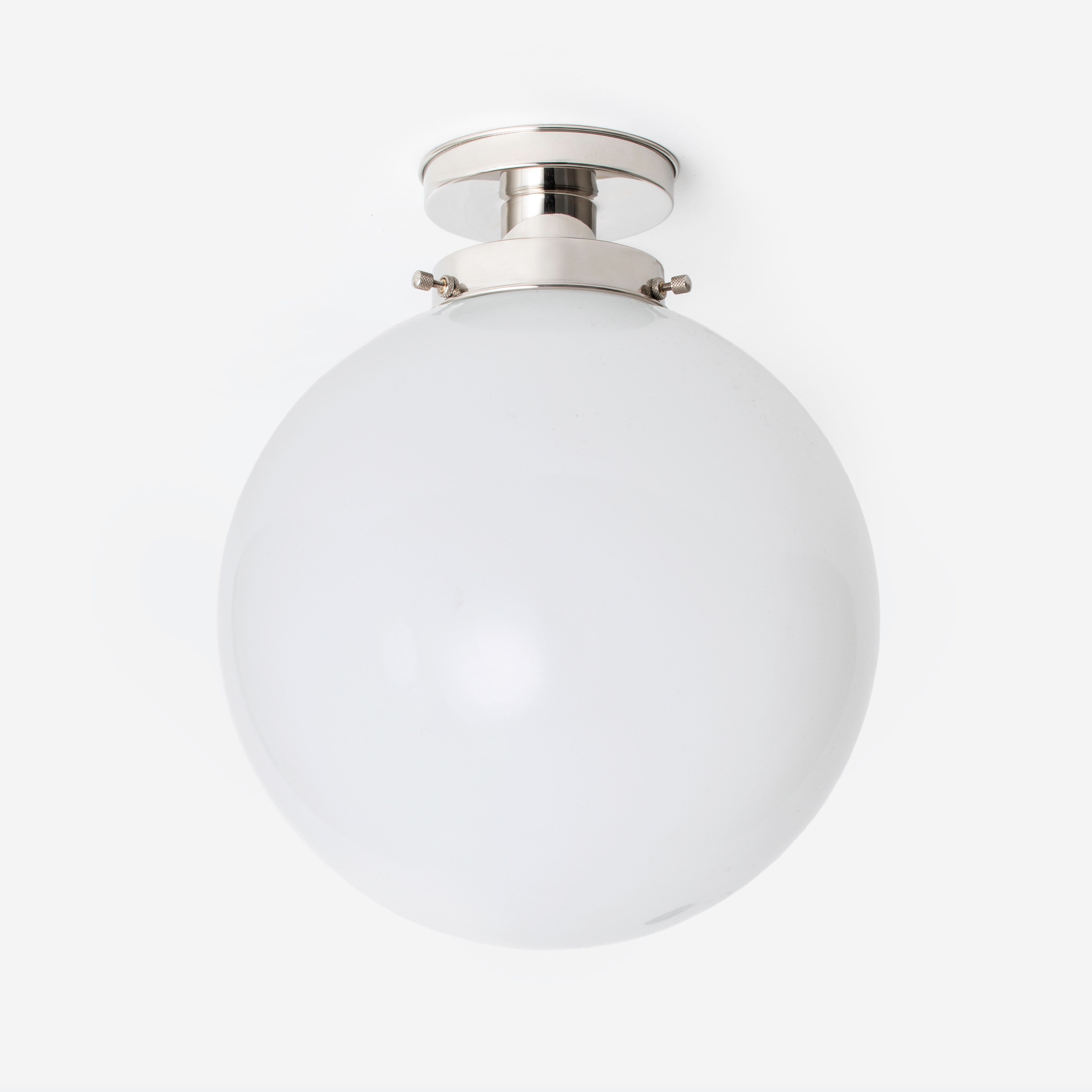 Ceiling Lamp Globe Ø 30 20's Nickel