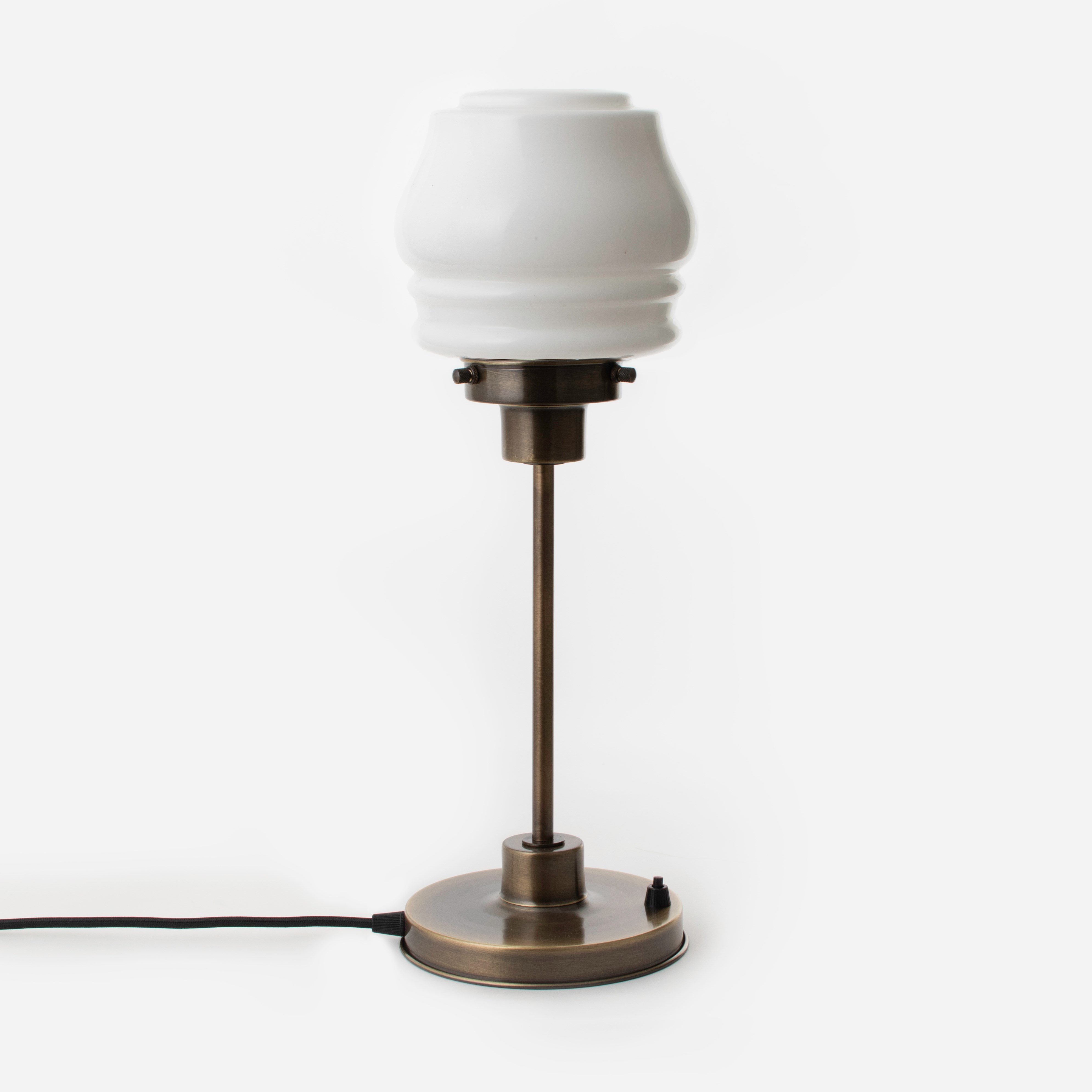 Slim Table Lamp Flower Bud 20's Bronze
