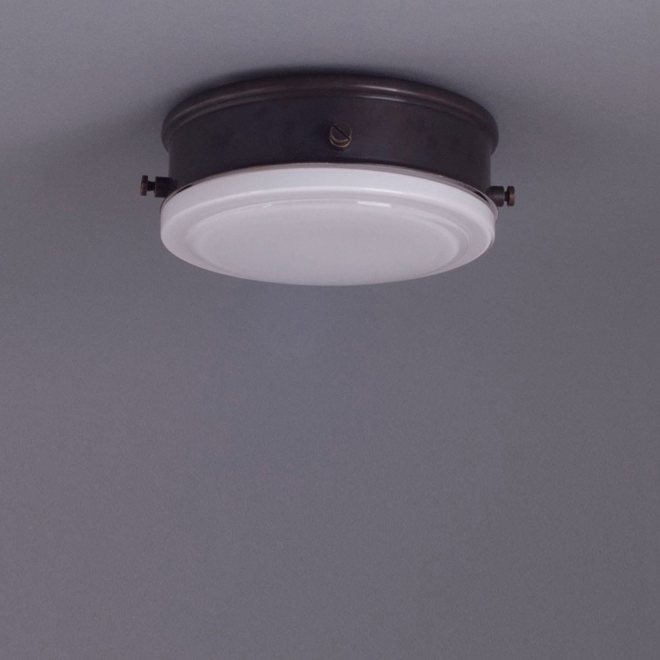 Ceiling Lamp Dish Opal