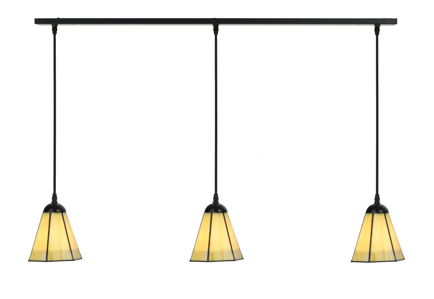 3 x Tiffany Narcissus on ceiling beam