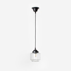 Hanging Lamp on a cord Getrapte Cilinder Small Helder Moonlight