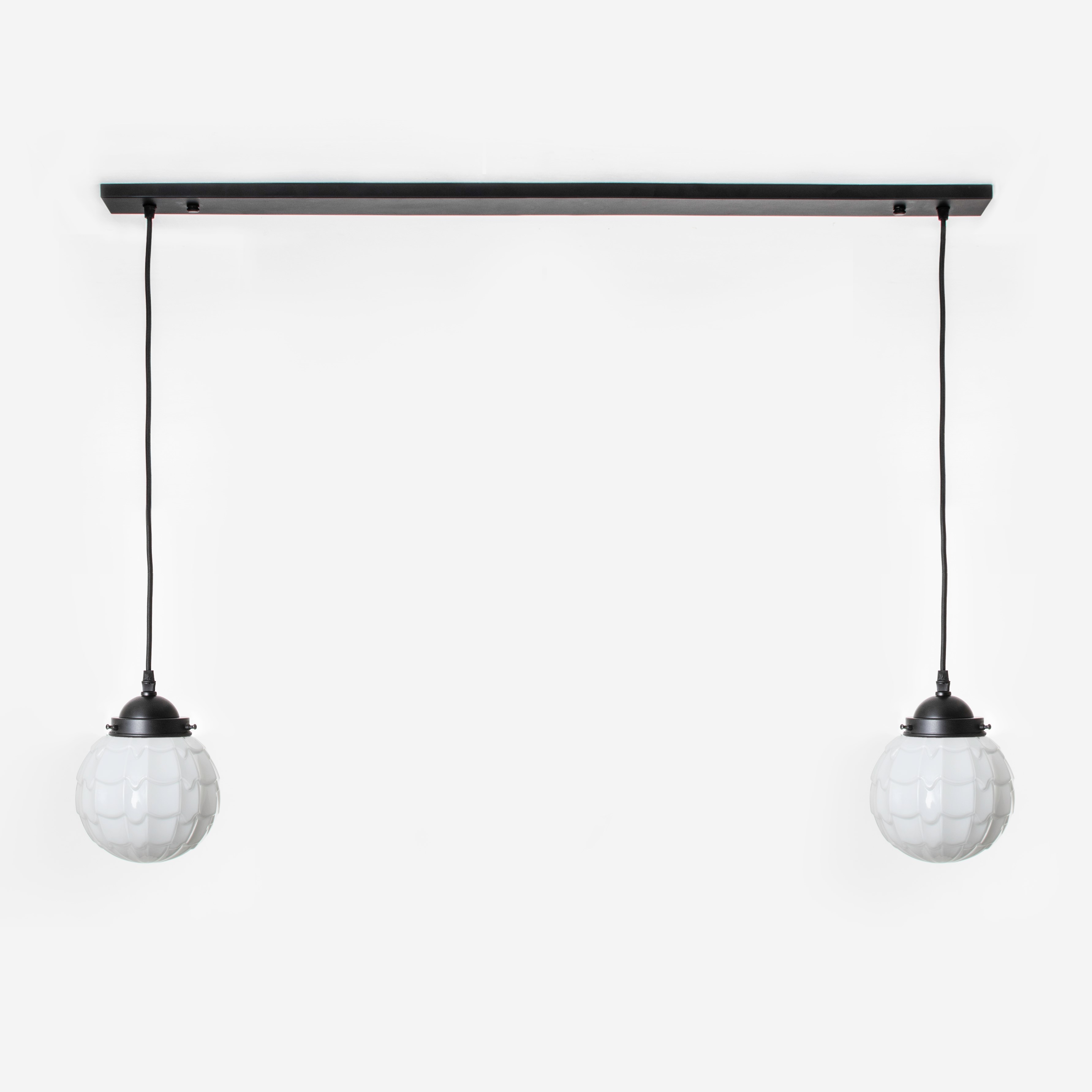 2 x Artichoke on ceiling beam Moonlight