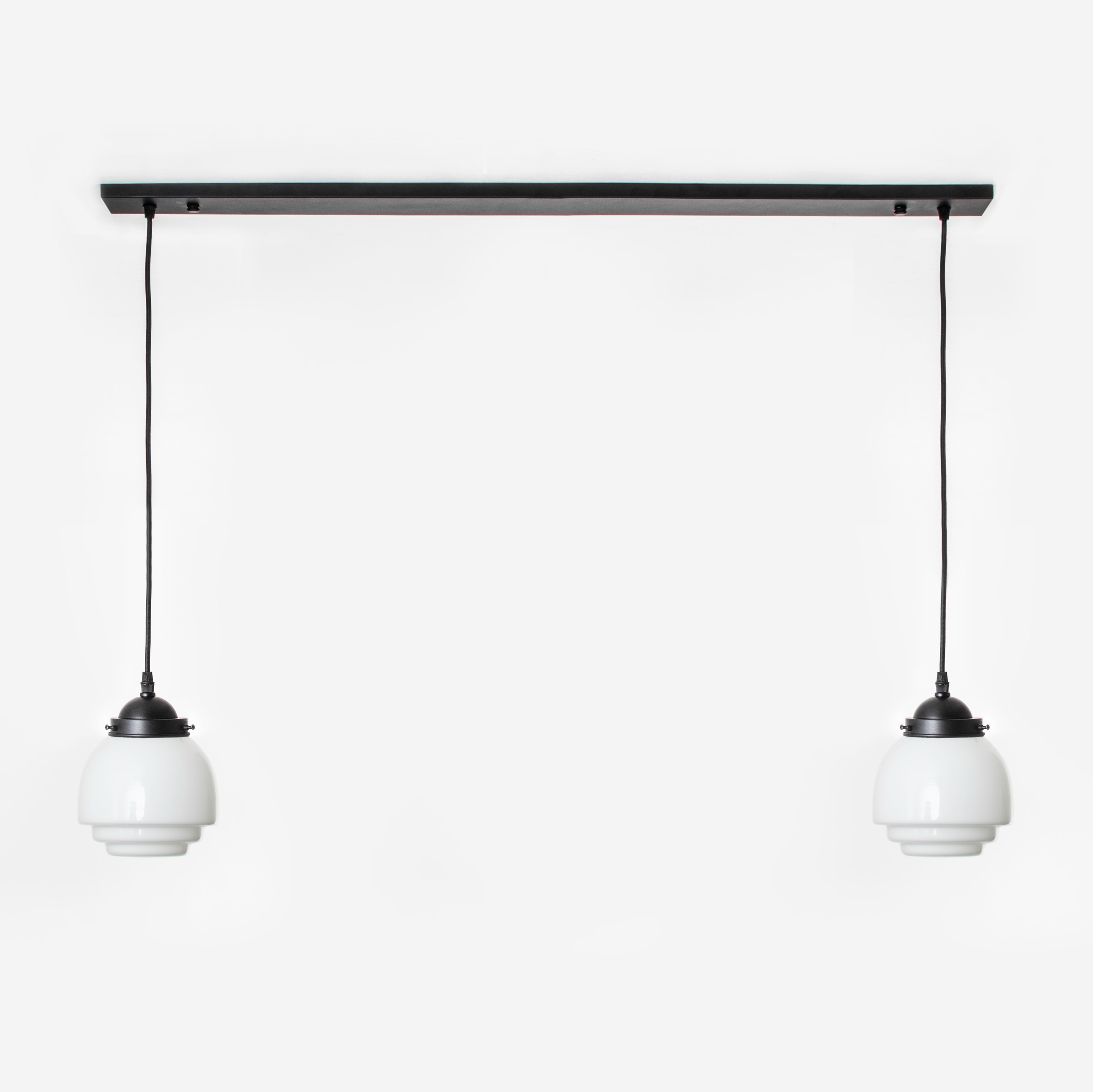 2 x Gispen Vlak on ceiling beam Moonlight
